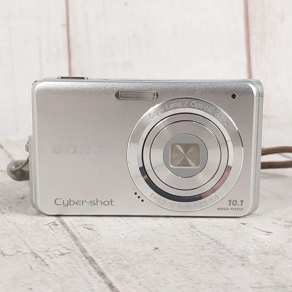 Sony Cyber-shot DSC-W180 Digital Camera 10.1 MP 3x Optical Zoom - TESTED WORKING
